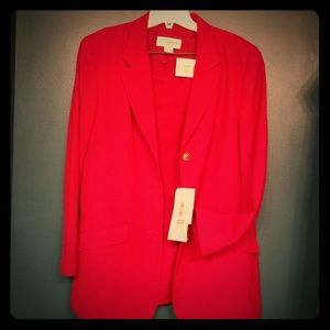 Liz Claiborne red suit jacket